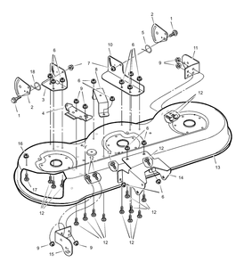 Part Location Diagram of 092014E700 Murray Bracket, Hinge